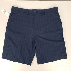 Tommy Hilfiger Men's Navy Blue Plaid Shorts 38 NWT